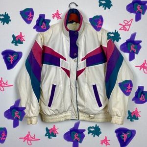 Vintage Coat Colorful Stripes Andy Johns